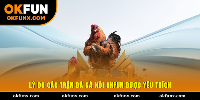 Lý do các trận đá gà nòi OKFUN được yêu thích